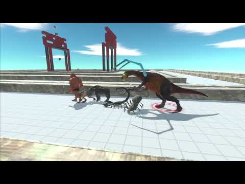 ESCAPE FROM ALIEN THERIZINOSAURUS - Animal Revolt Battle Simulator ARBS