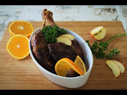 Leckere, saftige Gänsekeule zubereiten