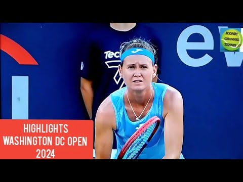 MARIE BOUZKOVA/ROBIN MONTGOMERY/HIGHLIGHTS WASHINGTON DC OPEN QUARTER-FINAL