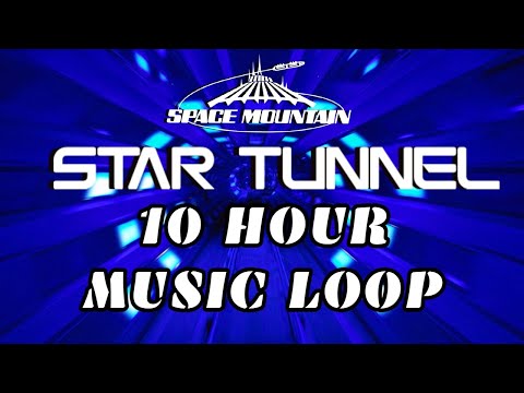 10 Hour Space Mountain Star Tunnel Queue Ambience Music Loop