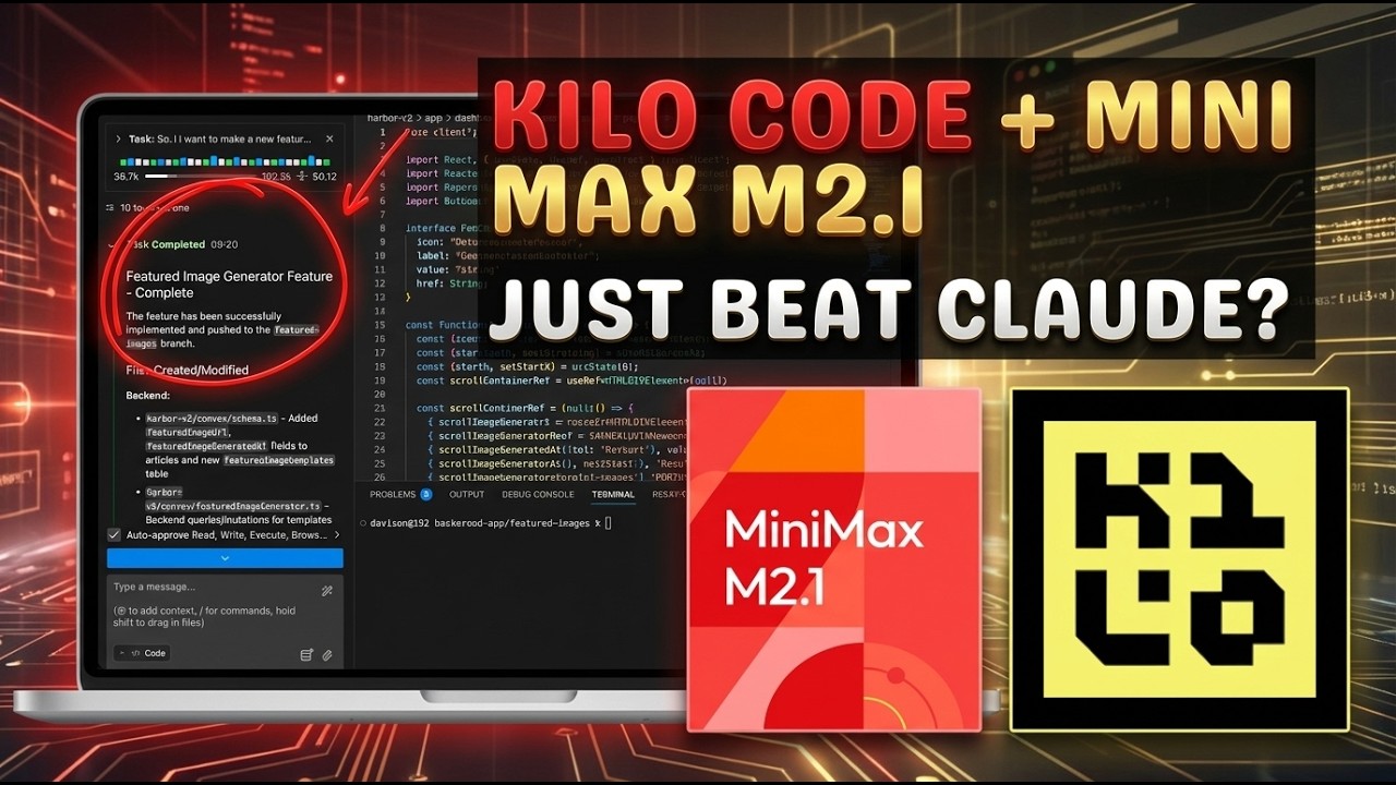 Kilo Code + MiniMax M2.1: RIP Claude? This NEW Coding Workflow is ACTUALLY INSANE!