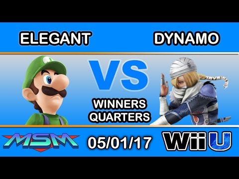 MSM 95 - BSD | Elegant (Luigi) Vs. 2S | Dynamo (Sheik) Winners Quarters - Smash Wii U