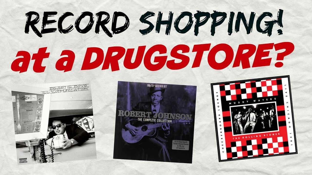 Shopping for records at a drugstore | Vinyl LPs at London Drugs (Beastie Boys, Rolling Stones)
