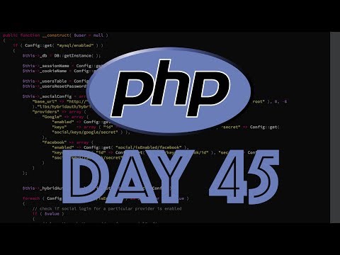 PHP Web Framework Day 1 Intro Overview
