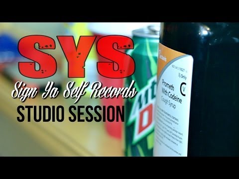 SYS (Sign Ya Self Records) in the studio working