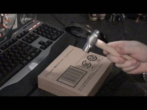 Vlog - Opening Boxes With A Hammer - March 4 2010