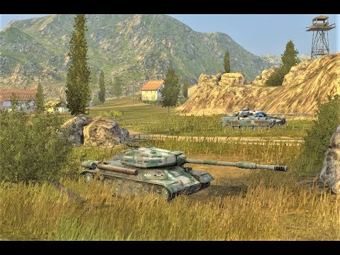IS-4: 5700 Damage , 5 kills (1vs4) - Damage  blocked 6700 - WOT BLITZ 🇷🇺