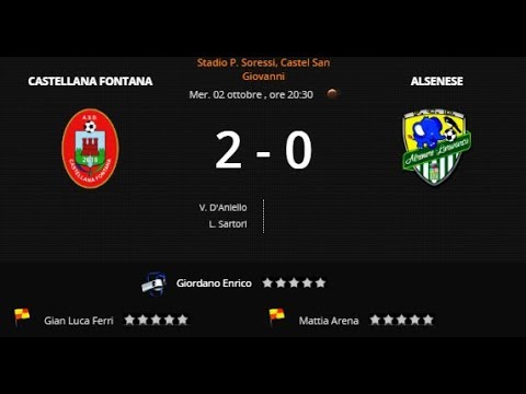 COPPA ITALIA Promozione: Castellana Fontana vs Alsenese 2 - 0