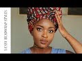 5 Quick & EASY Headwrap / Turban Styles | Nosipho Mhlanga