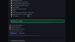 46. Annotations display defaults