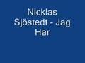 Nicklas Sjöstedt - Jag har.... 