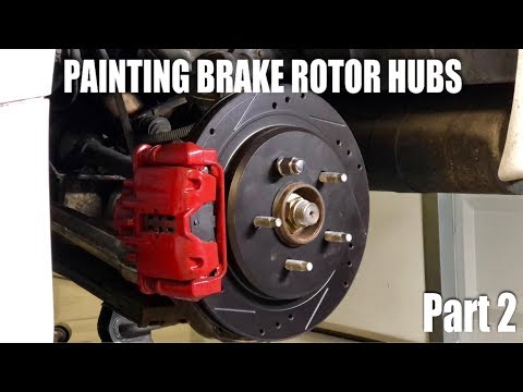 Corvette DIY - Painting Brake Rotor Hubs - Part 2