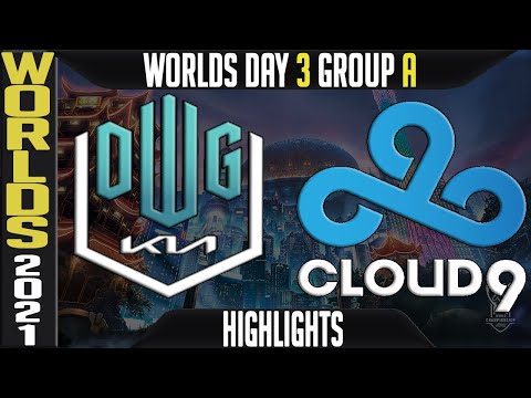 DK vs C9 Highlights | Worlds 2021 Day 3 Group A | Damwon KIA vs Cloud9
