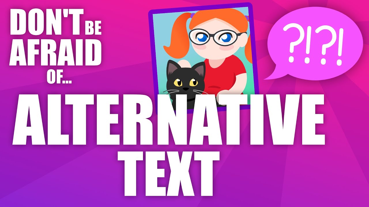 Thumbnail for How to write good alt text - Making images accessible with alternative text