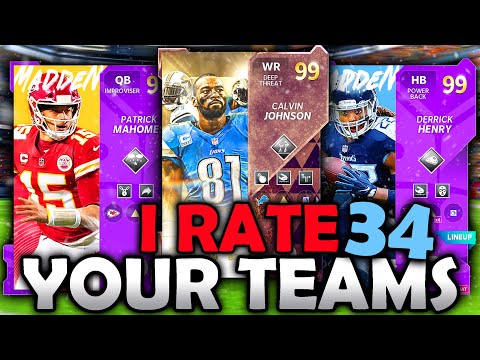 I RATE YOUR TEAMS EP. 34 - Madden 21 Ultimate Team