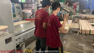 MÁY GHÉP NGANG CAO TẦN FUVICO FC-1040H. Dùng để ghép vai giường quá tốt