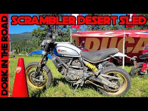 Ducati Scrambler Desert Sled On and Off Road Test Ride and First Impressions
