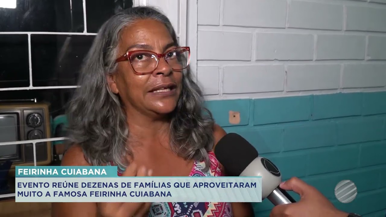EVENTO REÚNE DEZENAS DE FAMÍLIAS QUE APROVEITARAM MUITO A FAMOSA FEIRINHA CUIABANA