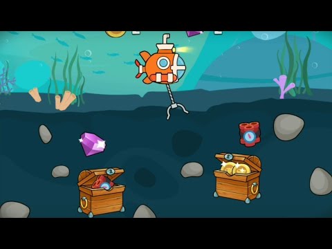 Fishdom new mini game, gold collection by Submarine Fishdom ads