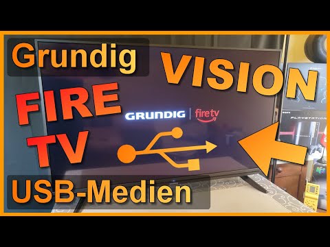 Wiedergabe von USB: Grundig Vision 6/7 Fire TV Fernseher | Filme und Fotos vom USB-Speicher