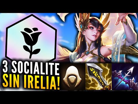 Shredding Enemy Backlines w/ 3 Socialite ASSASSIN IRELIA | Teamfight Tactics Set 6.5 Patch 12.7