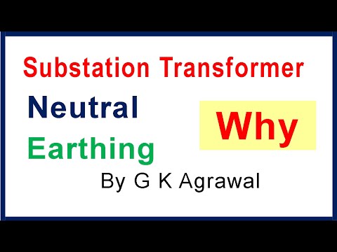 Substation transformer - floating neutral & its earthing Video