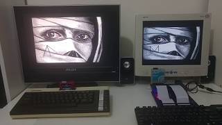 FPGA ATARI vs Real ATARI head to head