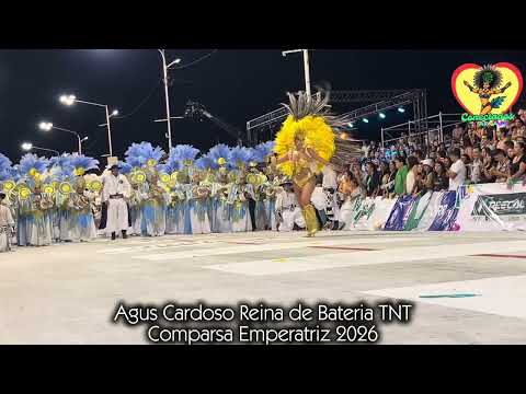 Show Batería TNT - Comparsa Emperatriz 2026 - Primera noche Carnaval de Concordia 