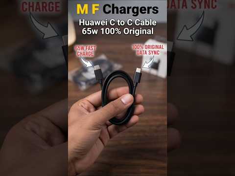 Huawei C to C Cable 65W 100% Original | M F Chargers Karachi