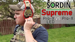 Sordin Supreme Pro-X LED vs Sordin Supreme Pro-X : Battle of the best