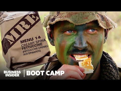 New Zealand Army Soldier Rates US Military MRE | Boot Camp | Business Insider Video