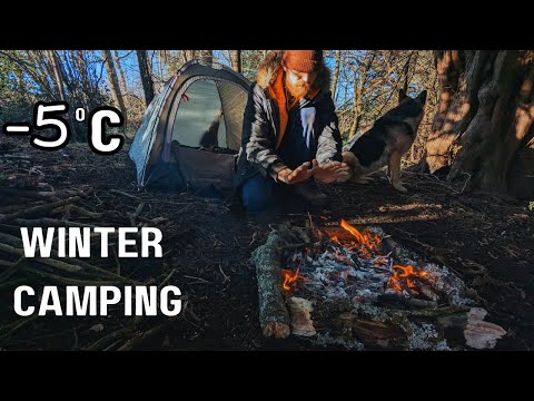 Solo Wild Camping - On COLDEST day of the year!