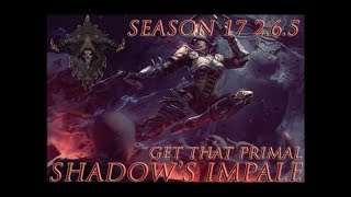 How to Unlock Primals Fast in Season 17! GR70 Demon Hunter Impale!