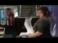 Trapped Seagull Slaps McDonalds Worker In The Face