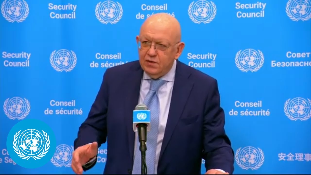 Russia on Ukraine - Media Stakeout | United Nations