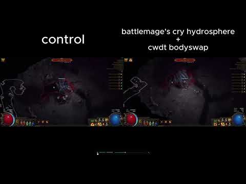 [PoE 3.27] Is Boneshatter + Hydrosphere + Bodyswap = Double Damage?