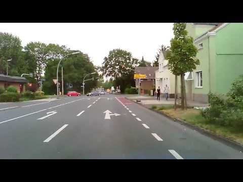 Kamen Fahrt durch die Unnaer Straße 10.08.2013