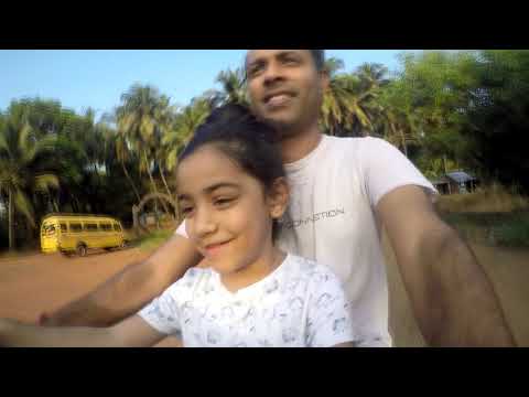 Dhrithi at the beach