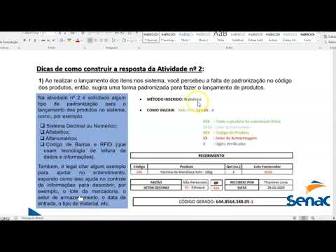 Vídeo atividade 2 da UC1- explicação para realizar atividade 2.