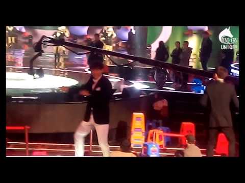 20141229 UNIQ Dragon TV New Year's Eve concert rehearsal taken by UNIQ Bar