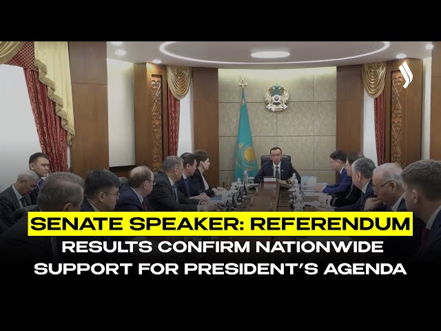 Senate Speaker: Referendum results confirm nationwide support for President’s agenda