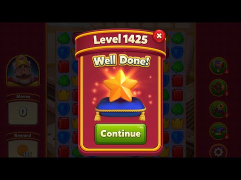 Royal Match - King Robert - Hard Level 1425