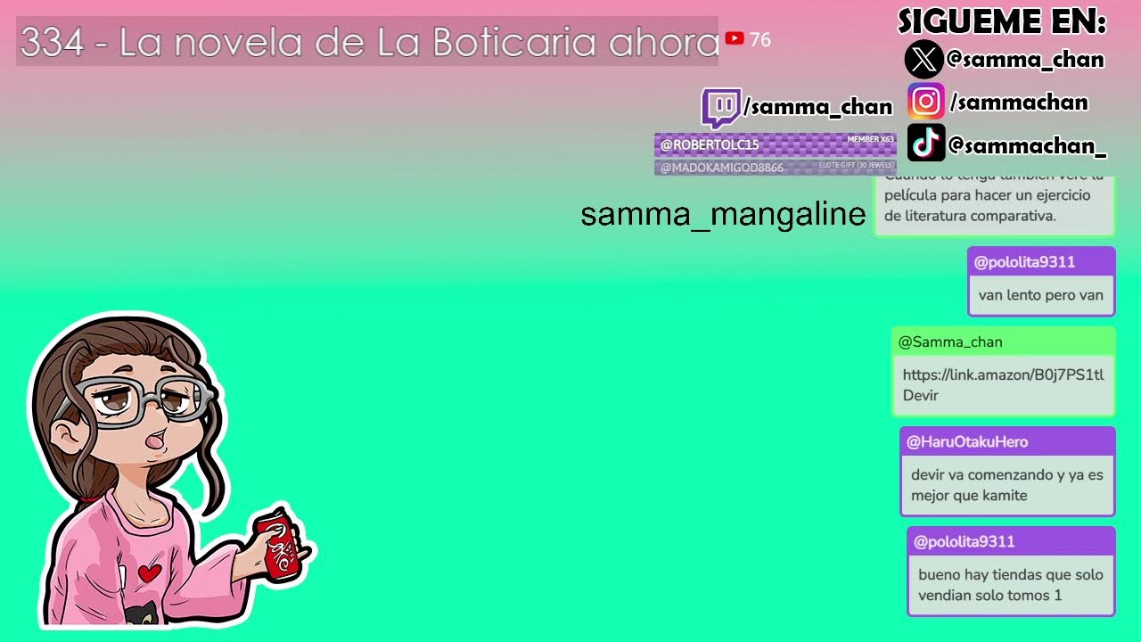-Sammacast 334 - La novela de La Boticaria ahora para Diciembre