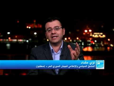 لقاء تلفزيوني مع لؤي المقداد للحديث عن انتخابات الحكومة المؤقتة