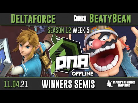 DNA S12:W5 - Deltaforce (Link) Vs. Council | BeatyBean (Wario) - W Semifinals