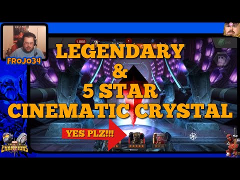 Legendary and 5 Star Cinematic Crystal Opening | Marvel Contest of Champions