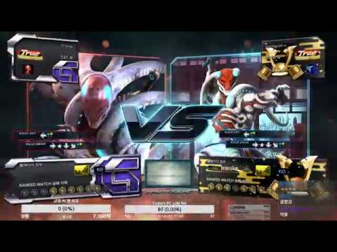 Tekken 7 dlcyrup (yoshimitsu) VS eyemusician (yoshimitsu) 철권7 미나리소다 (요시미츠) VS 아이뮤지션 (요시미츠)