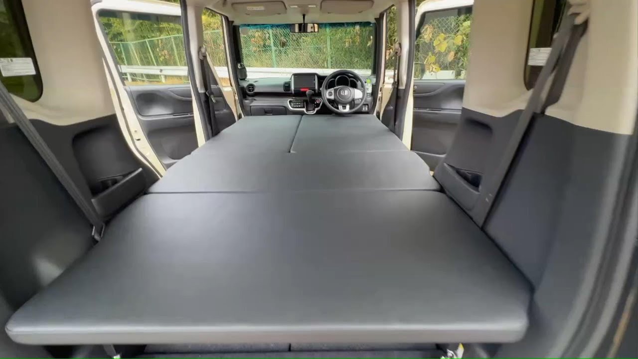 【HONDA N-BOX】軽自動車を車中泊仕様フルフラットに！MGR Customsのベッドキットで車内がワンルームの部屋になりました！