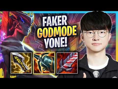 FAKER LITERALLY GOD MODE WITH YONE! - T1 Faker Plays Yone TOP vs Renekton! | Bootcamp 2023