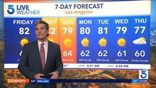 Above normal temperatures through the weekend